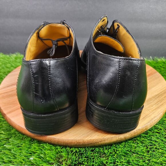 Men Mezlan Tavira Modern Cap Toe Oxford 9 Black Leather Dress Shoes Formal Spain main image 8